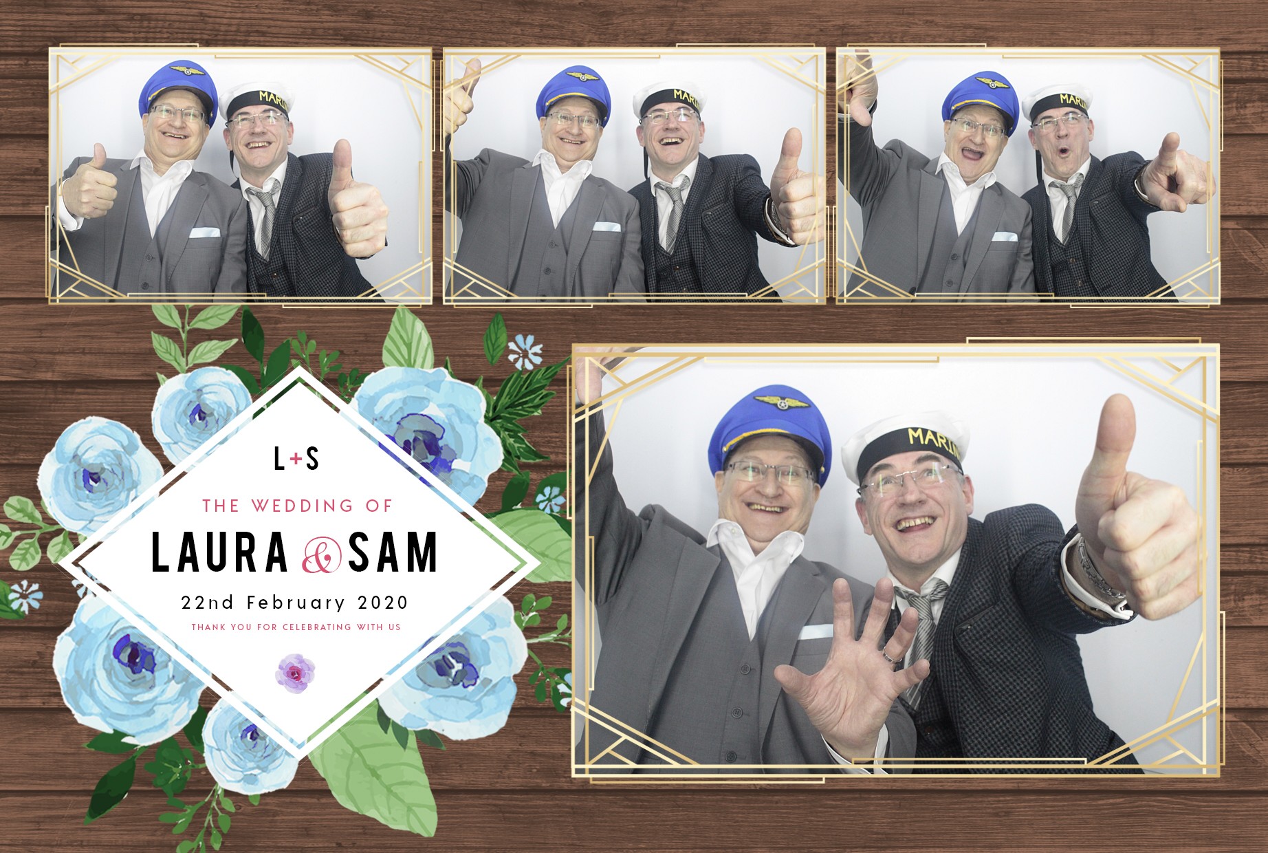 Laura and Sam's Wedding | View more photos from the event at gallery.myphotoboothexperience.co.uk/u/MyPhotoBoothExperienceLtd/Laura-and-Sams-Wedding